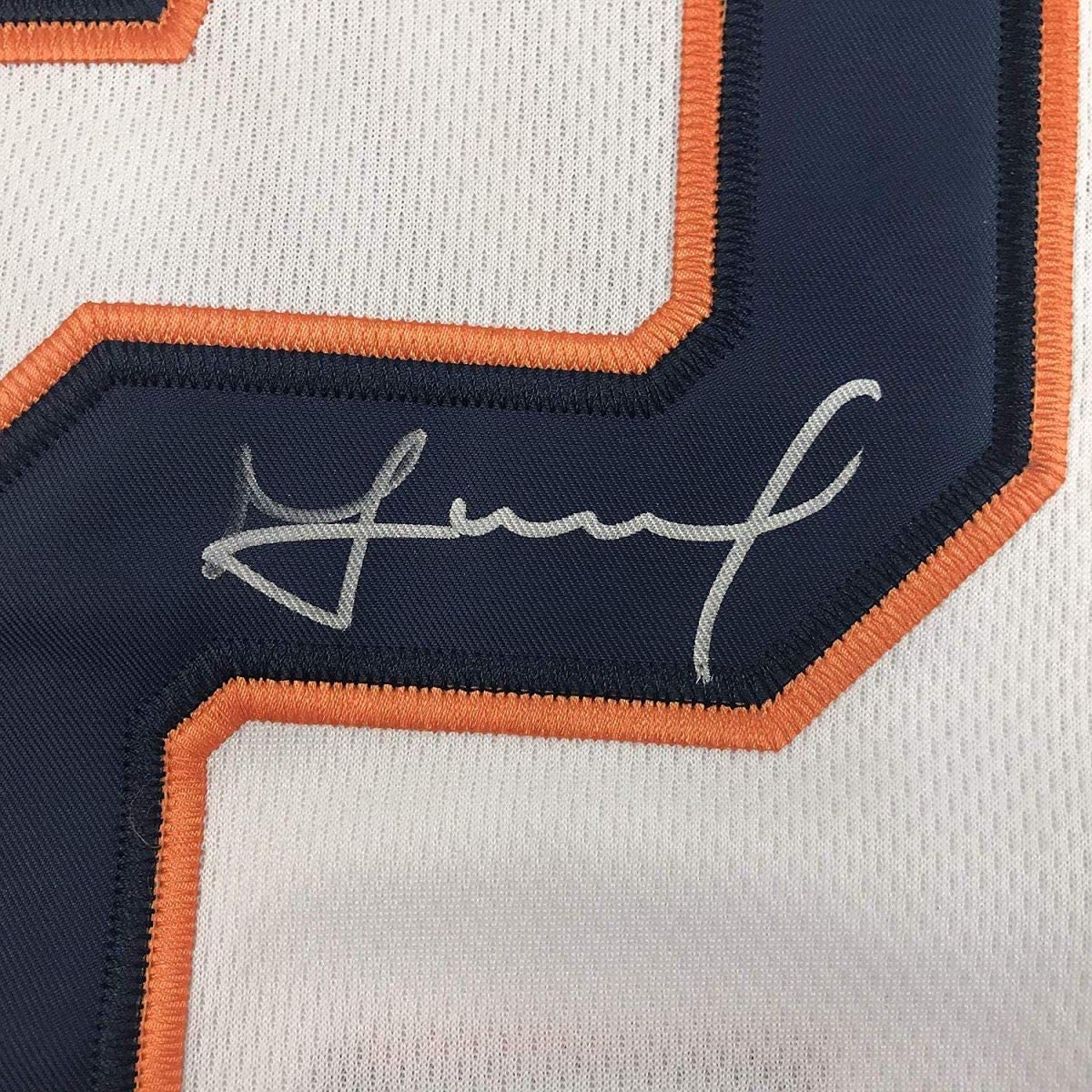 Autographed/Signed Jose Altuve Houston White Baseball Jersey JSA COA