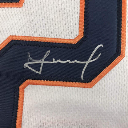 Autographed/Signed Jose Altuve Houston White Baseball Jersey JSA COA