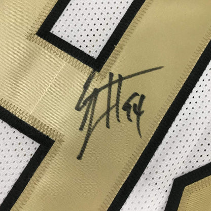 Autographed/Signed Cameron Cam Jordan New Orleans Color Rush Football Jersey JSA COA