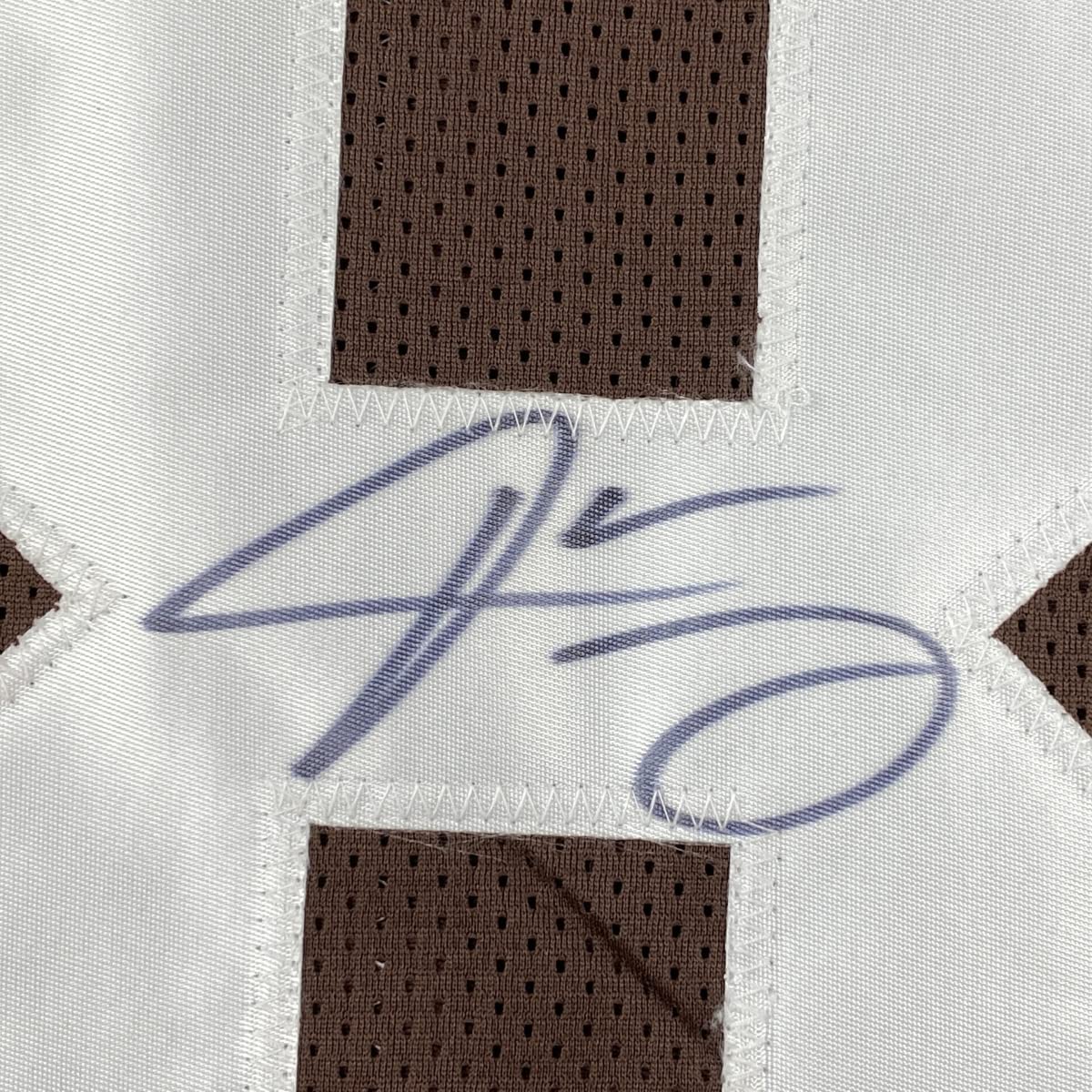 Autographed/Signed Jarvis Landry Cleveland Football Brown Jersey JSA COA