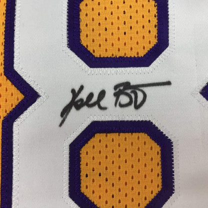 Autographed/Signed Kobe Bryant #8 Los Angeles Yellow Basketball Jersey PSA/DNA COA