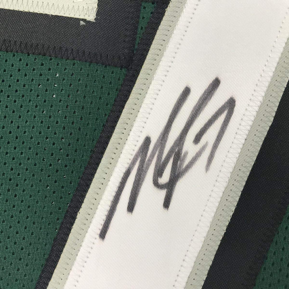 Autographed/Signed Michael Mike Vick Philadelphia Green Football Jersey PSA/DNA COA