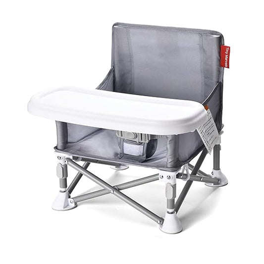 Portable 3-in-1 Baby Booster Seat _ÑÐ Cozy Floor Seat, Feeding Seat with Tray, Toddler Booster _ÑÐ Compact, Foldable, Safe with Child Safety Belt Carry Bag _ÑÐ Perfect for Travel & Family Time