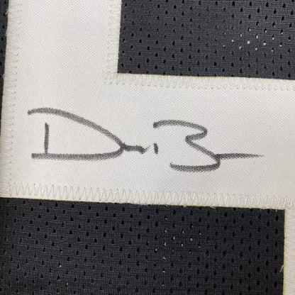 Autographed/Signed Devin Bush Pittsburgh Retro Black Football Jersey JSA COA
