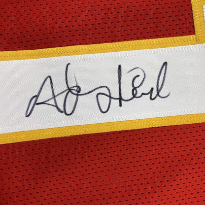 Autographed/Signed Andy Reid Coach Kansas City Red Football Jersey Beckett BAS COA