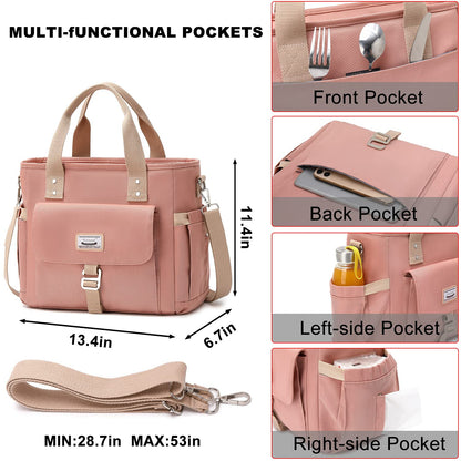 Weitars Lunch Bag for Women Work,Insulated Lunch Box Extra Large Lunch Tote Bag