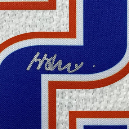 Autographed/Signed Shai Gilgeous-Alexander Oklahoma City Thunder White Basketball Jersey Fanatics COA