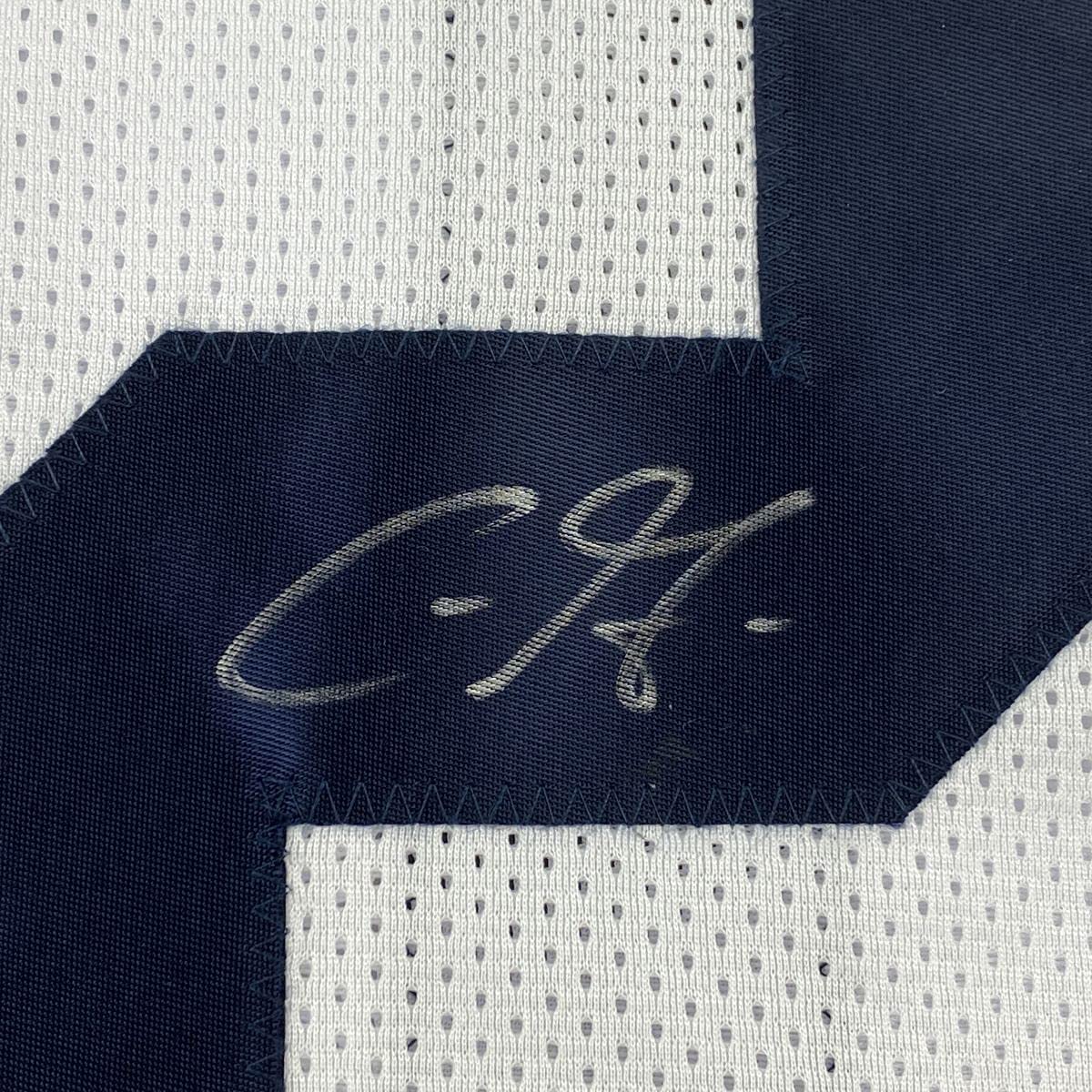 Autographed/Signed Chris Godwin Penn State White College Football Jersey PSA/DNA COA
