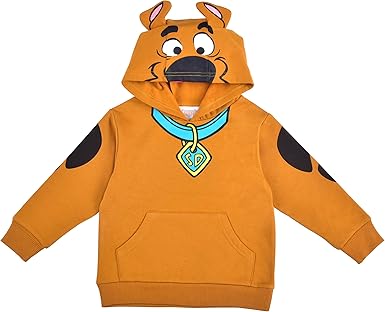 WARNER BROS Scooby-Doo Boys_Ü_ Pullover Hoodie for Toddler _Ü_ Brown
