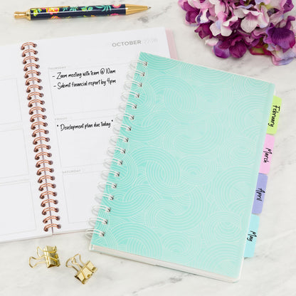 24pc Avery Margin Repositionable Tabs, 2.5x1", 2-Side Writable, Pastel Colors