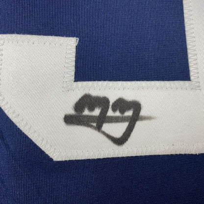 Autographed/Signed Manny Machado San Diego Blue Baseball Jersey Beckett BAS COA