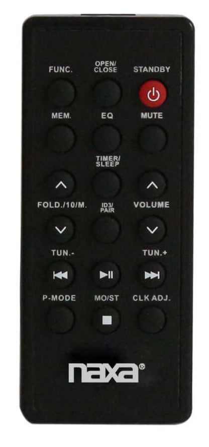 Naxa MP3/CD Bass Reflex Boombox and PA System with Bluetooth