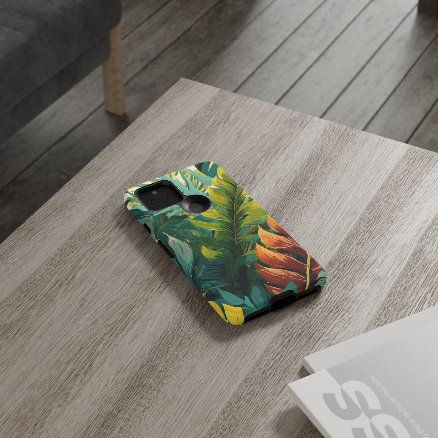 Tropical Leaf Tough Phone Case