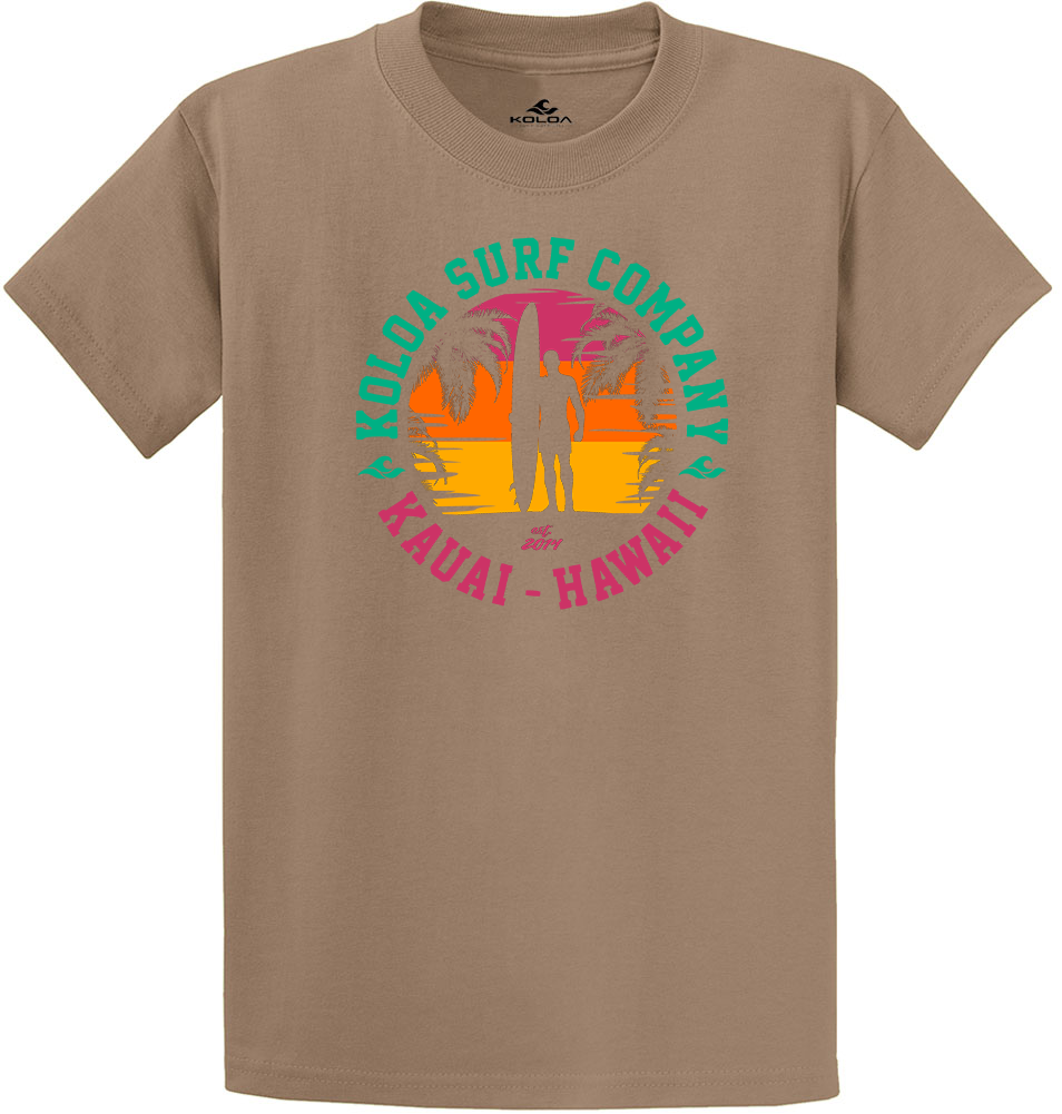 Koloa Surfer Silhouette Heavyweight T-Shirt