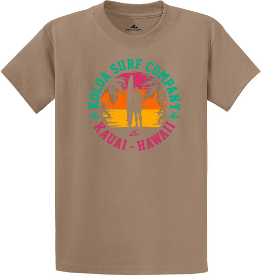 Koloa Surfer Silhouette Heavyweight T-Shirt