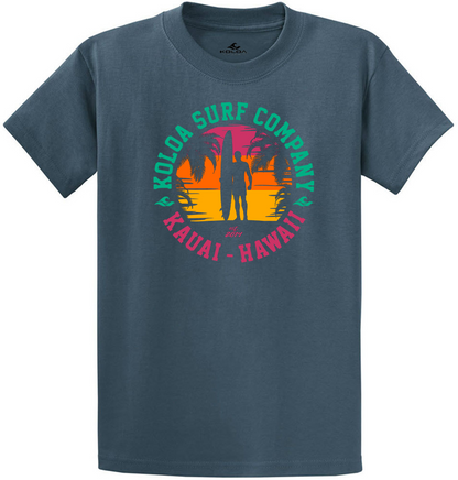 Koloa Surfer Silhouette Heavyweight T-Shirt