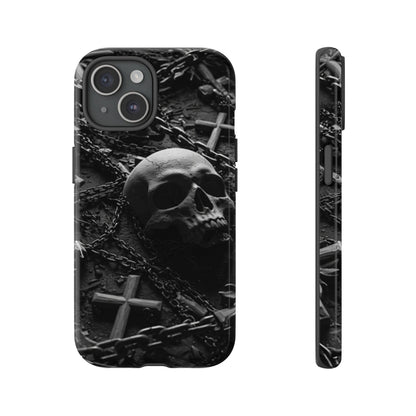 Gothic Skull Tough Phone Case