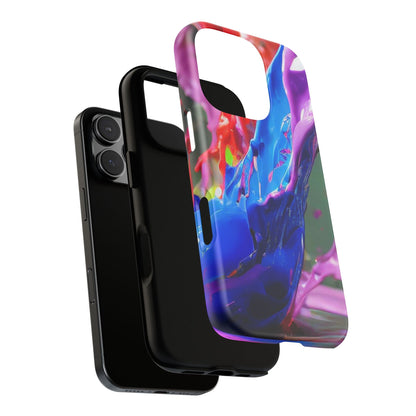 Vibrant Color Splash Tough Phone Case