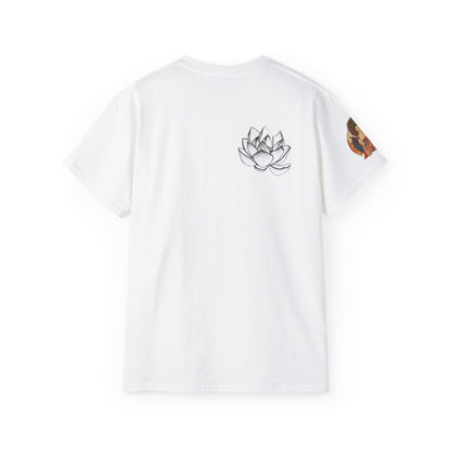 Fine Art Buddha Chalk Drawing Print Unisex Ultra Cotton Tee