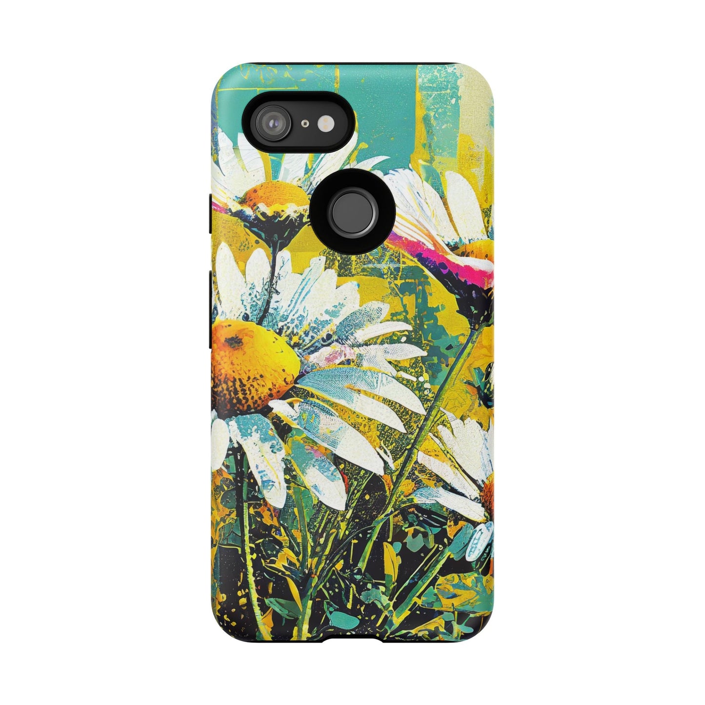 Colorful Daisy Floral Tough Phone Case