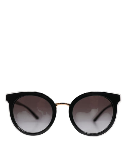 Dolce & Gabbana Black Transparent Trim Round DG4371-F Eyewear Sunglasses