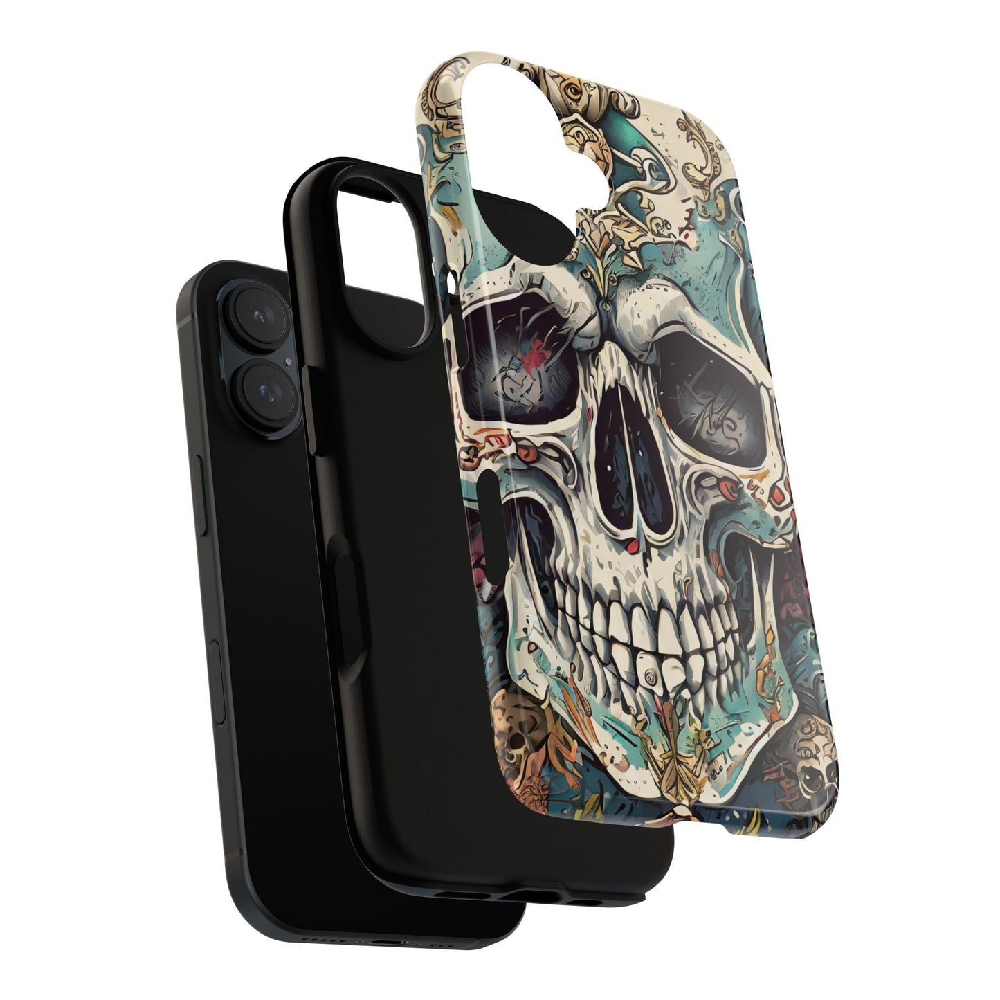 Abstract Skull Tough Phone Case