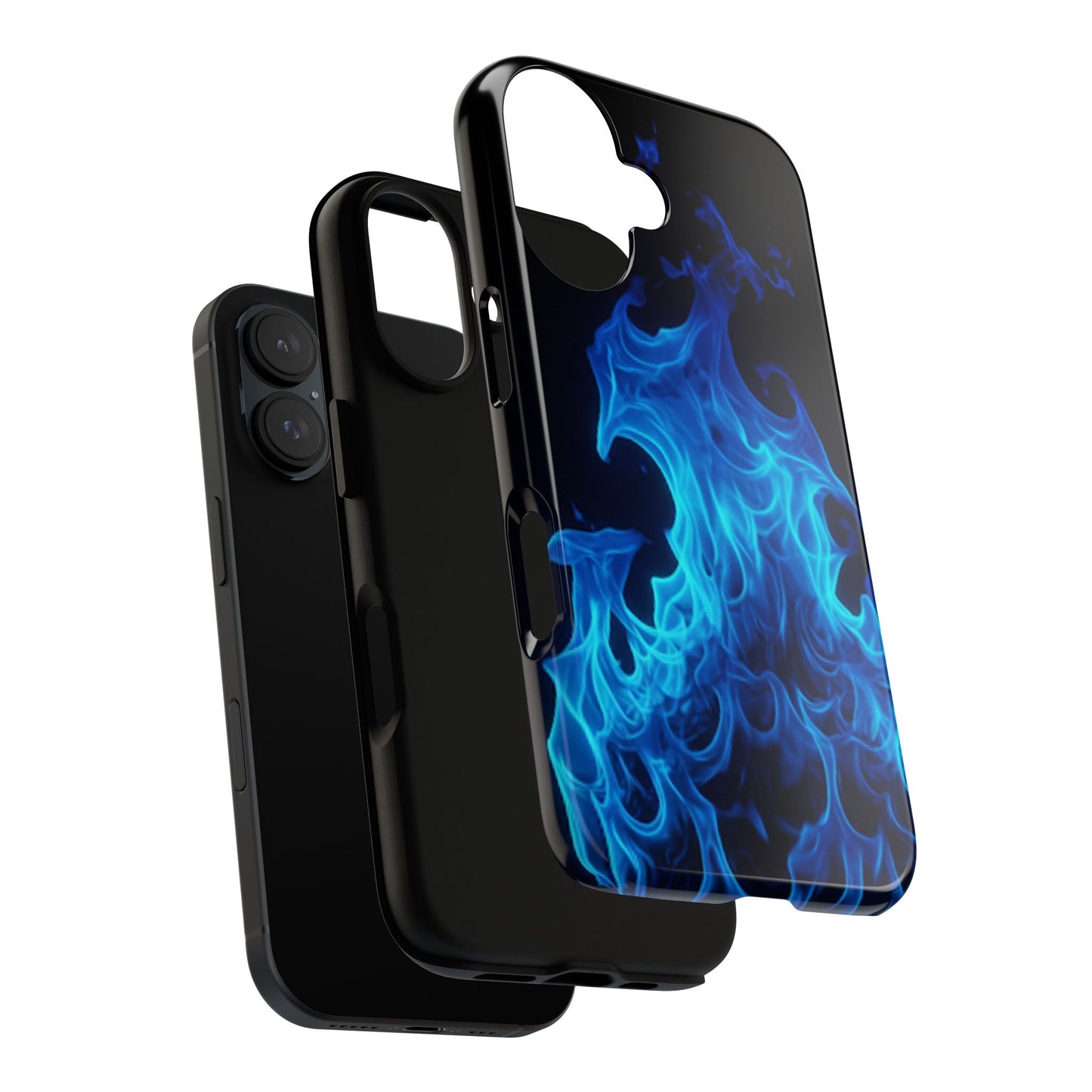 Blue Flames Tough  Phone Case