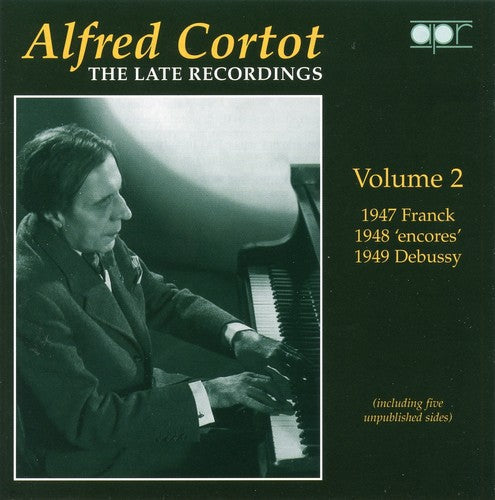 ALFRED CORTOT - Late Recordings 2 Music CD
