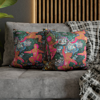 Cezanne's Dancing Bears Micro Suede Pillow Case