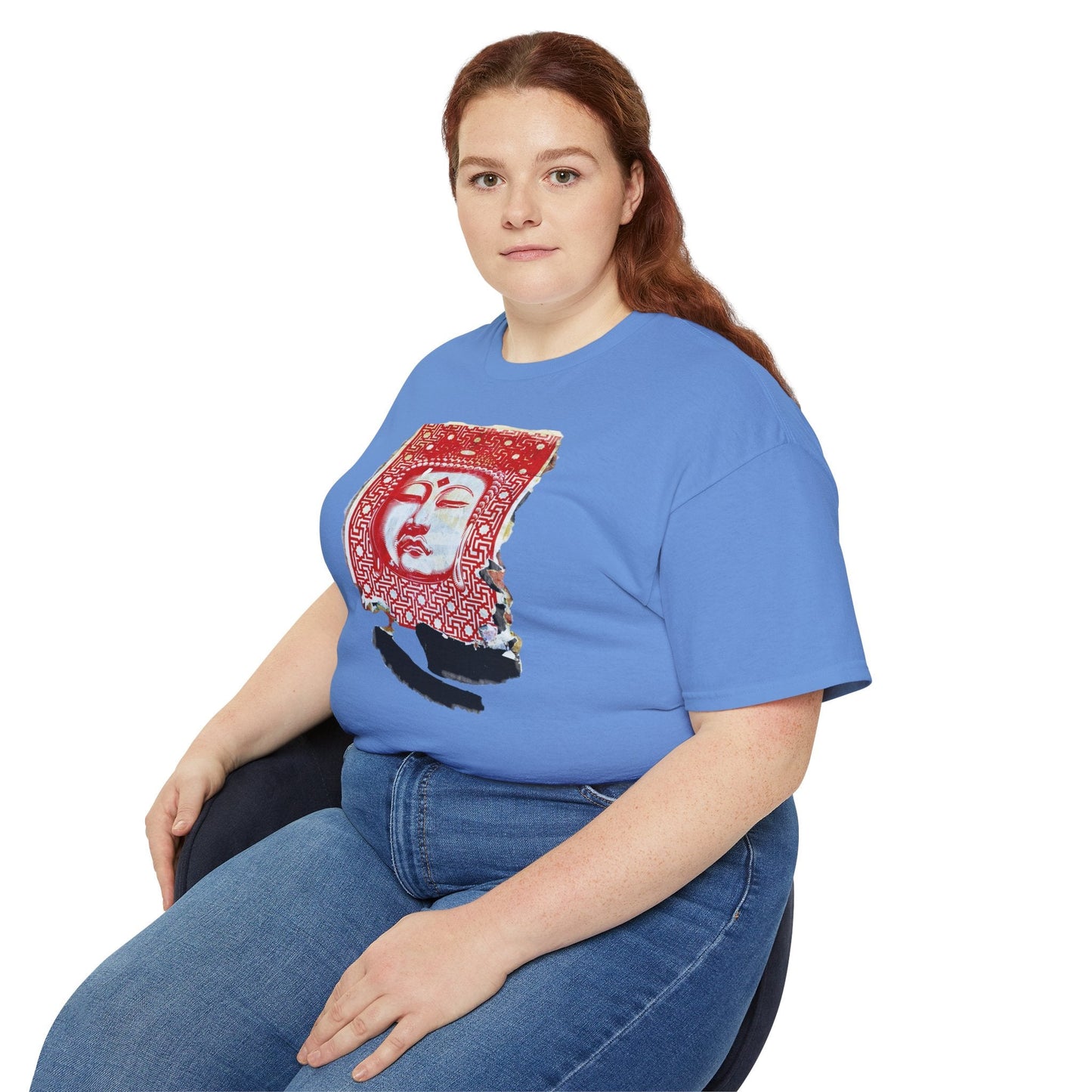 Fine Art Buddha Tablet Print Unisex Ultra Cotton Tee