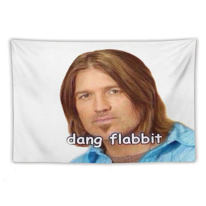Dang Flabbit Billy Ray Cyrus Sticker Tapestry