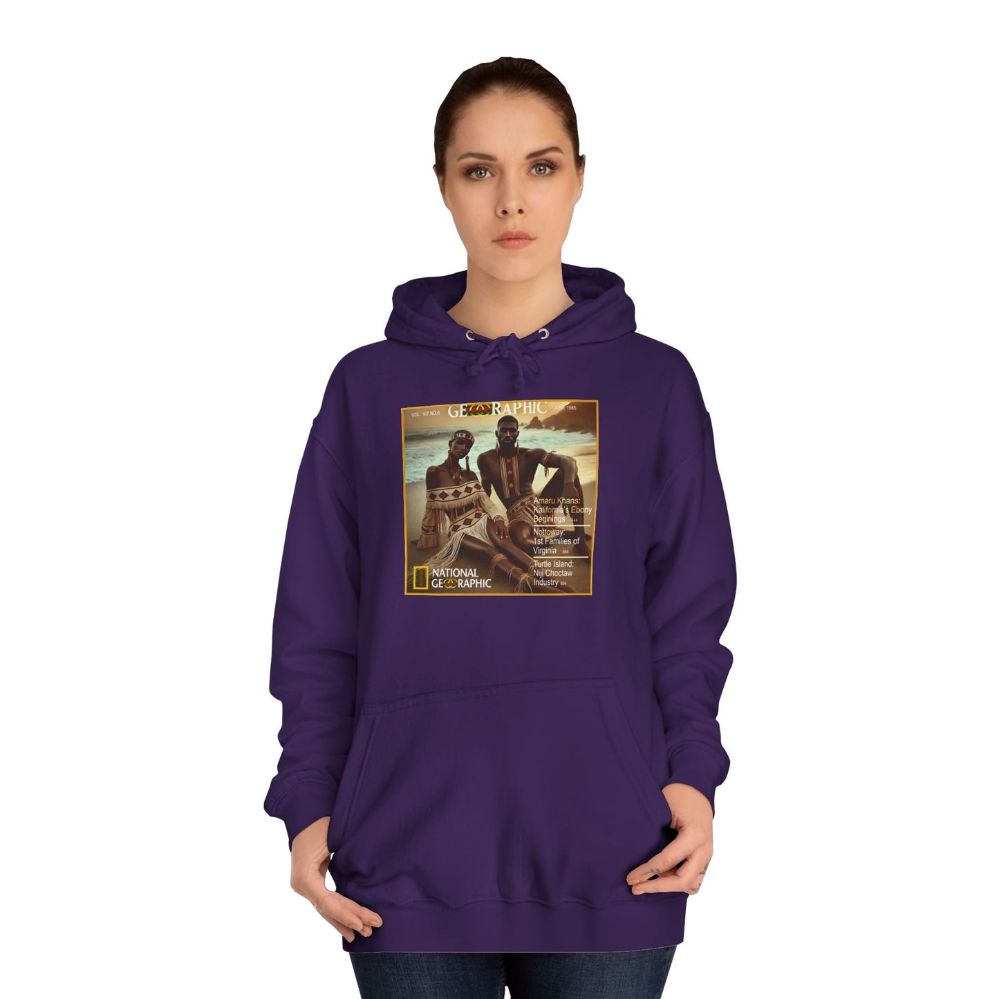 Amaru Turtle Island Unisex College Hoodie