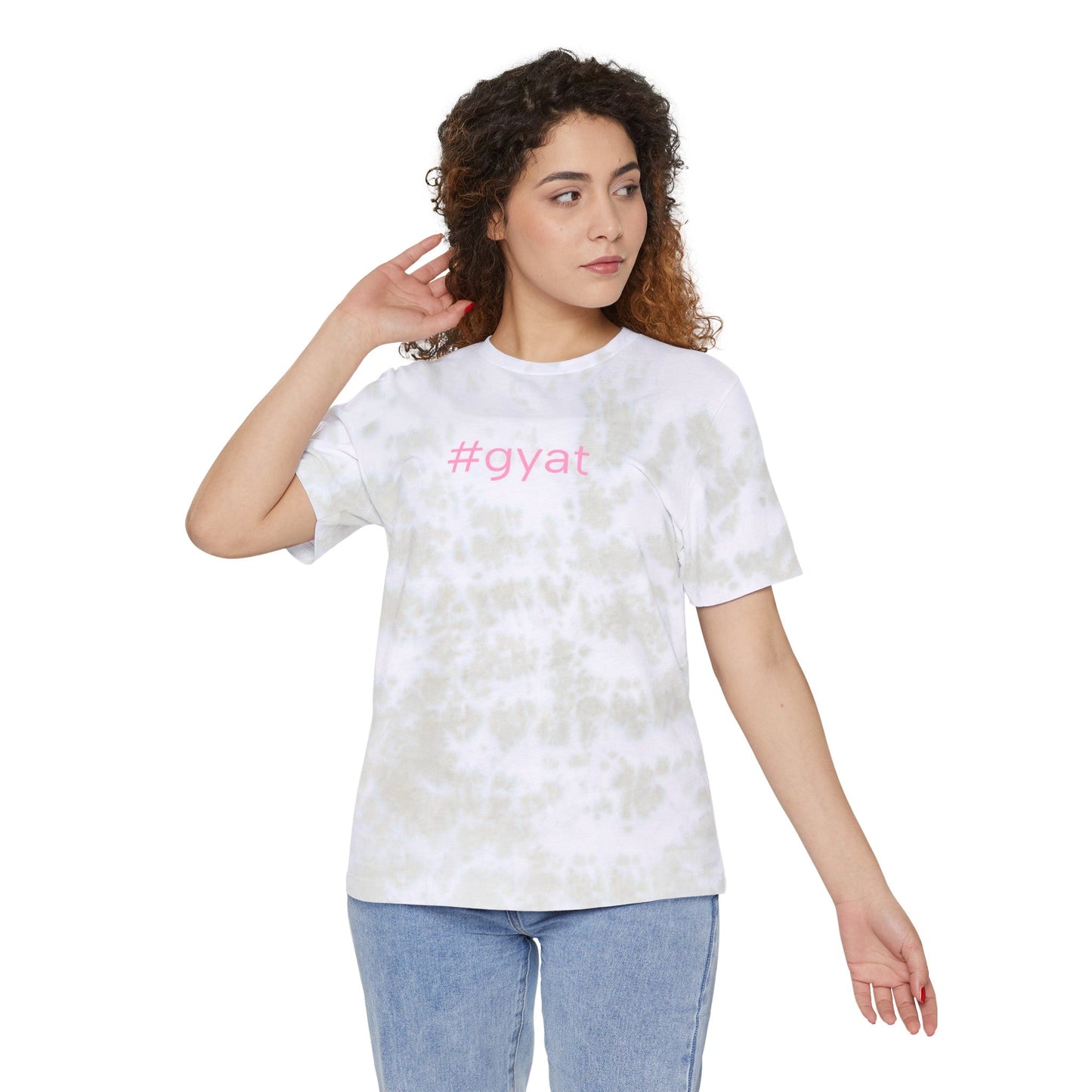 #gyat High End Tie-Dyed T-Shirt