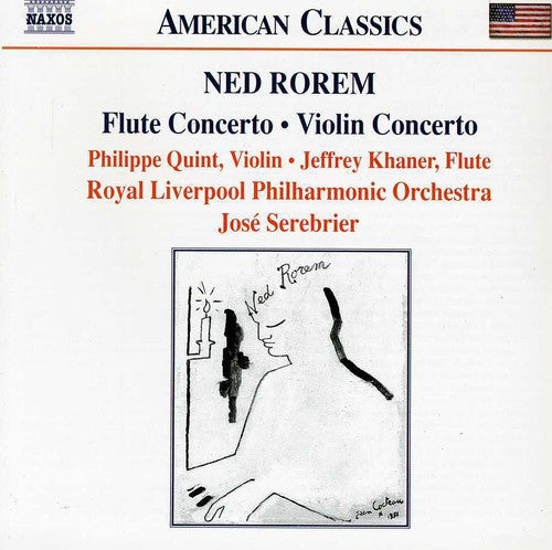 Rorem / Quint / Khaner / Rlp / Serebrier - Flute Concerto / Violin Concerto - Music CD