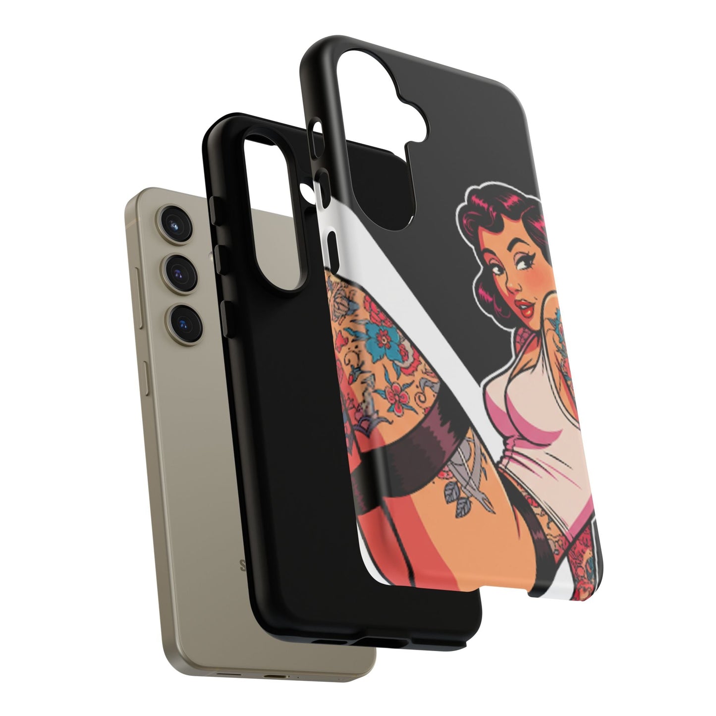 Vintage Tattoo Beauty Tough Phone Case