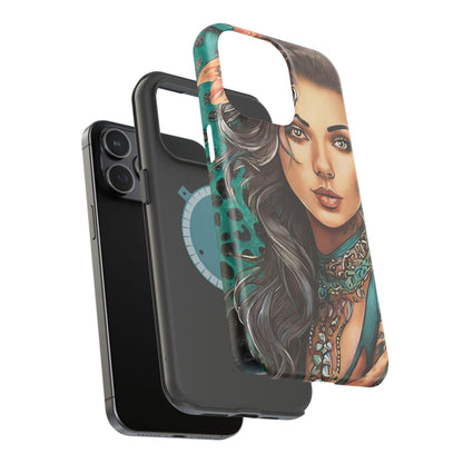 Vibrant Beauty Magnetic Tough Phone Case