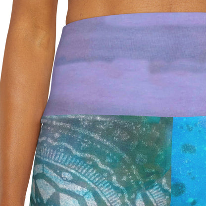 Earth Connection High Waisted Yoga Shorts