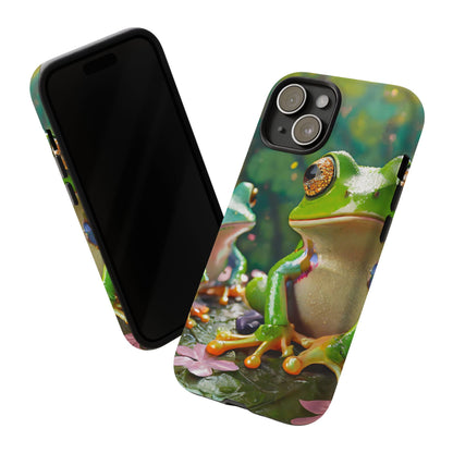 Someone Watching Colorful Frog Tough Phone Case
