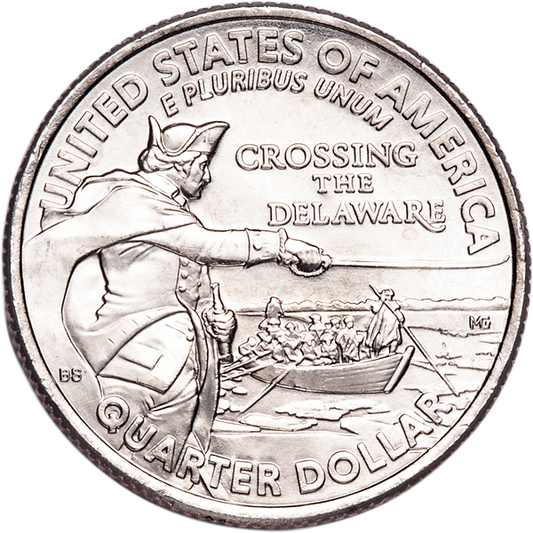 2021-D General George Washington Crossing the Delaware Quarter