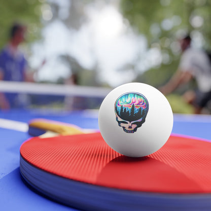 Aurora Borealis 6 pack Ping Pong Balls