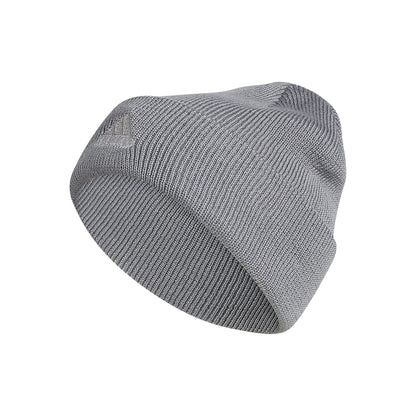adidas Womens Holiday Shine Beanie Grey/Silver Metallic One Size