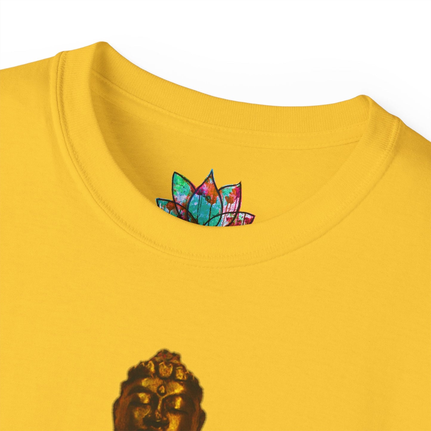 Fine Art Buddha Carving Print Unisex Ultra Cotton Tee