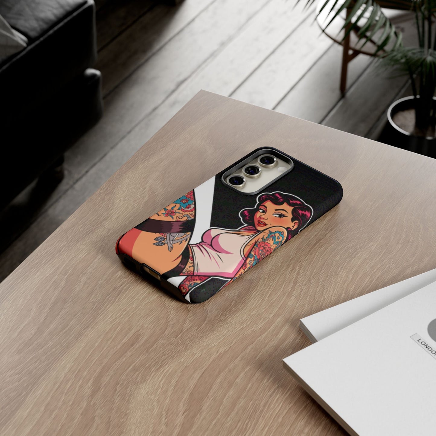 Vintage Tattoo Beauty Tough Phone Case