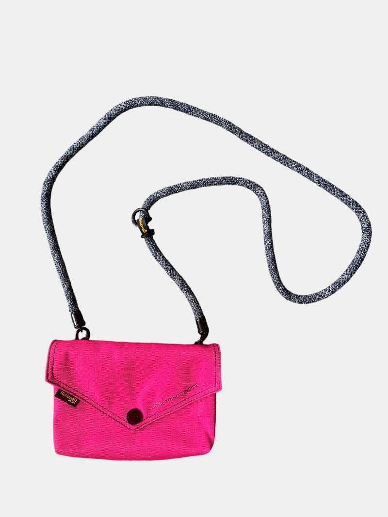 Himawari Solid Color Envelope Shape Crossbody Bag with Removable Strap #2