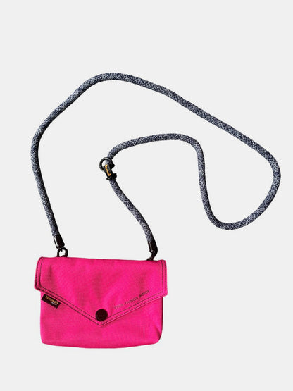 Himawari Solid Color Envelope Shape Crossbody Bag with Removable Strap #2