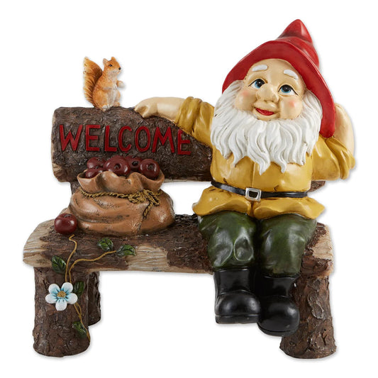 GARDEN GNOME GREETING SIGN