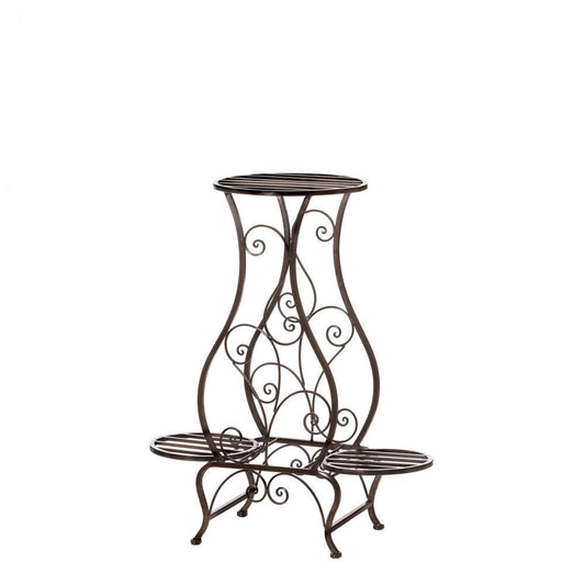 HOURGLASS TRIPLE PLANT STAND