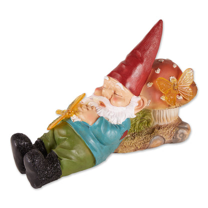 SOLAR-POWERED SLEEPY GNOME
