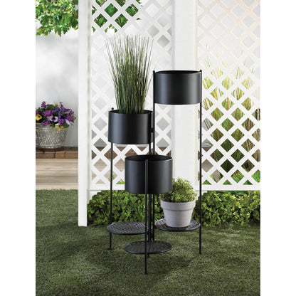 3-Tier Barrel Bucket Plant Stand