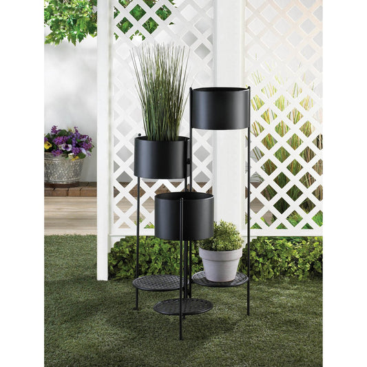 3-Tier Barrel Bucket Plant Stand